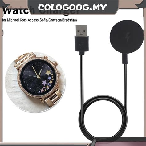 michael kors watch charger|michael kors bradshaw smartwatch charger.